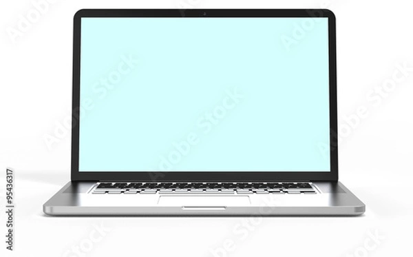 Obraz Laptop computer isolated on white
