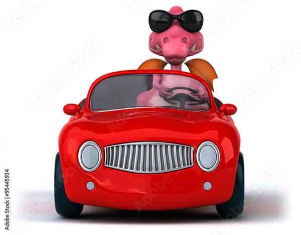 Fototapeta Fun dragon