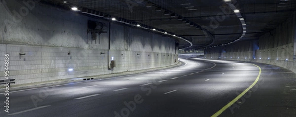 Fototapeta Autostrada nocą