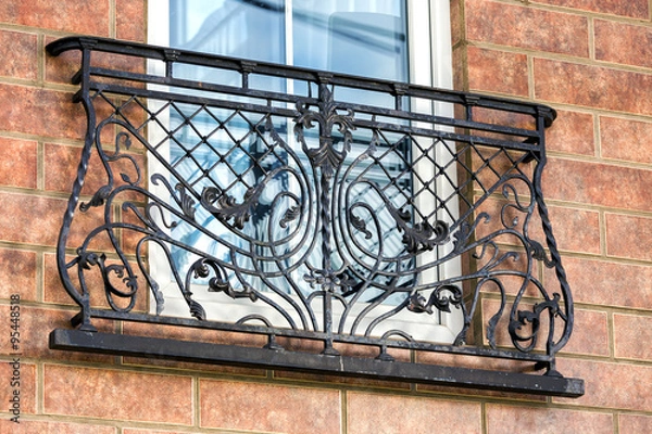 Obraz a decorative balcony