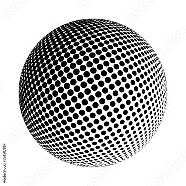 Fototapeta abstract 3d sphere