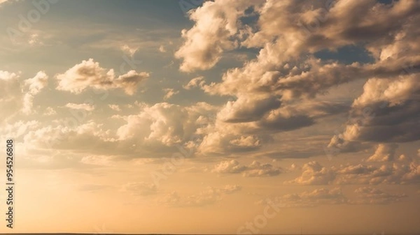 Obraz sunset in the clouds