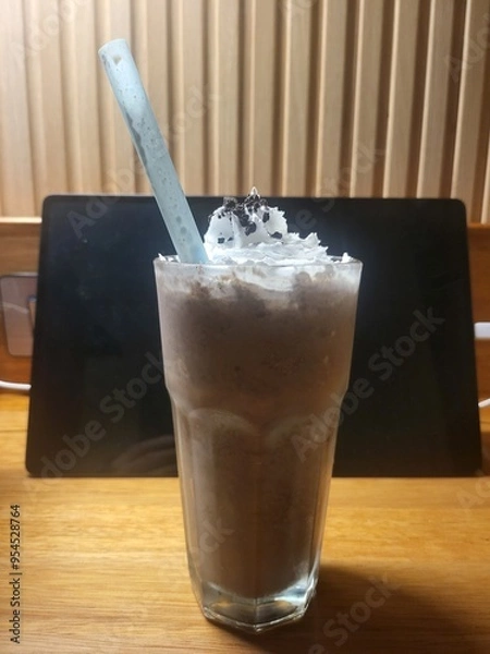 Obraz 맛있는 아이스 음료수를 마시다.