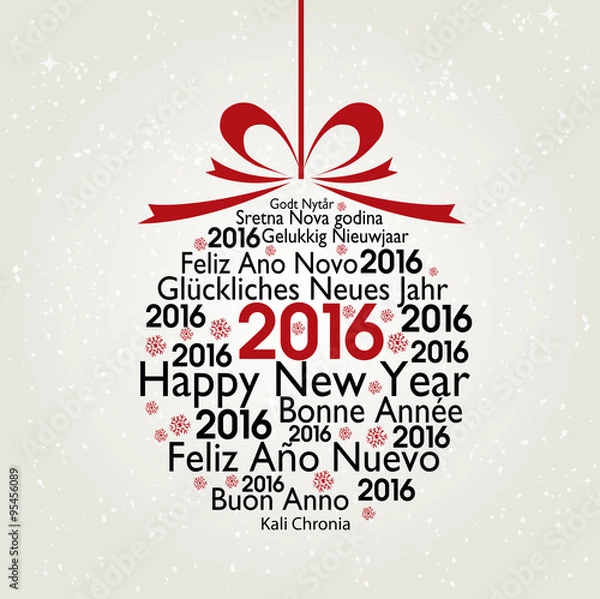 Fototapeta christmas ball 2016