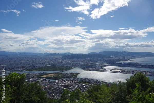 Fototapeta 屋島山頂からの風景 -香川県高松市-