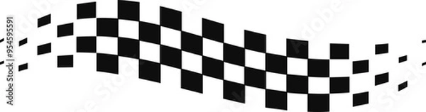 Fototapeta Race Checkered flag