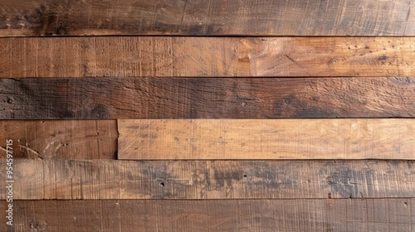 Fototapeta Warm Wooden Textures, a stunning array of rich wood grains and hues, ideal for enhancing designs with an inviting, organic aesthetic and a touch of rustic charm
