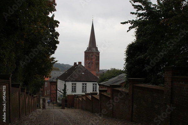 Fototapeta Eine Kirche in Plön