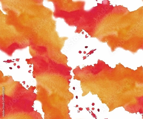 Fototapeta orange colorful marble pattern, seamless marble background, wrapping