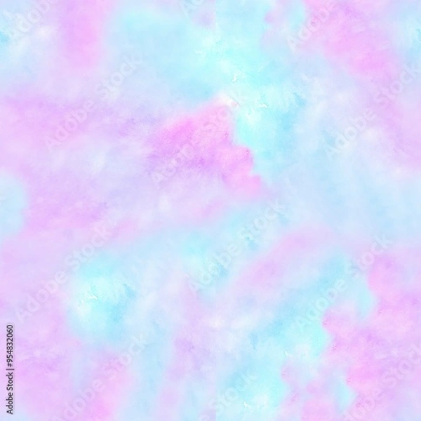 Fototapeta beautiful flowing color pink and purple seamless background, abstract tie dye pattern, wrapping