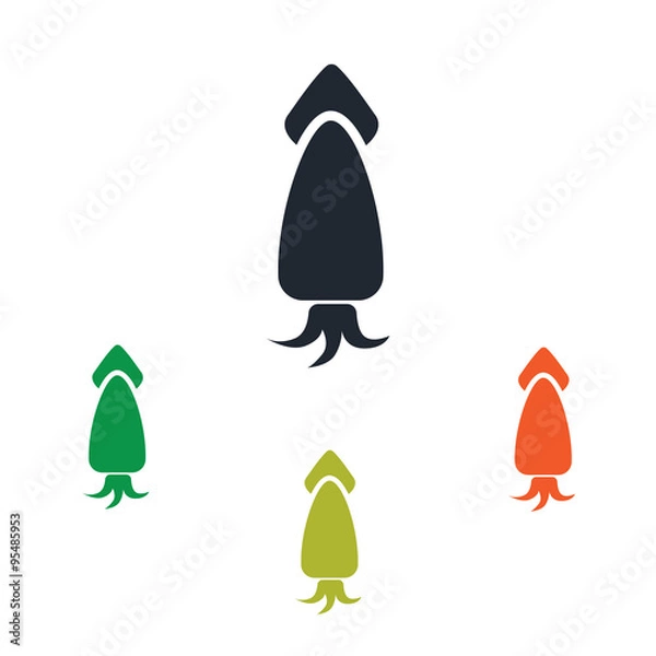 Fototapeta Squid icon