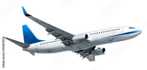 Fototapeta Airplane isolated