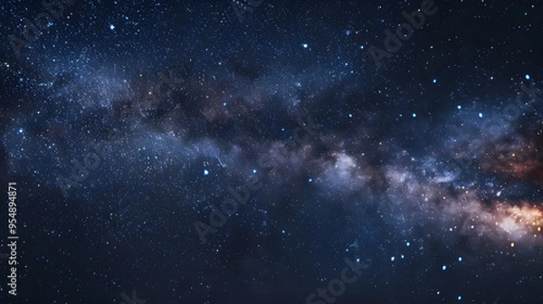 Fototapeta The constellation of Sagittarius with the Milky Way as backdrop.
