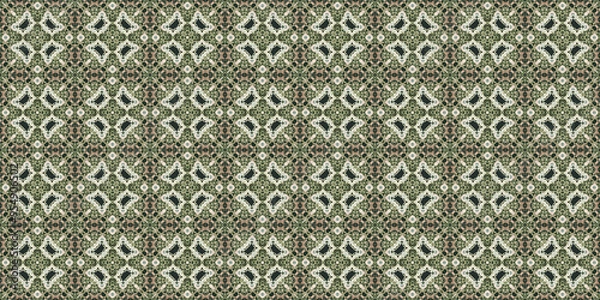 Fototapeta seamless carpet pattern. Kaleidoscope art texture