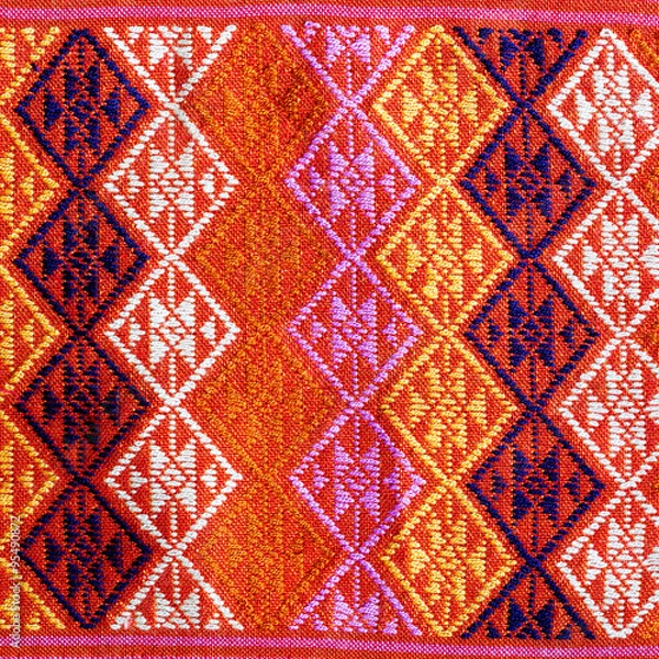 Obraz Thai silk fabric pattern