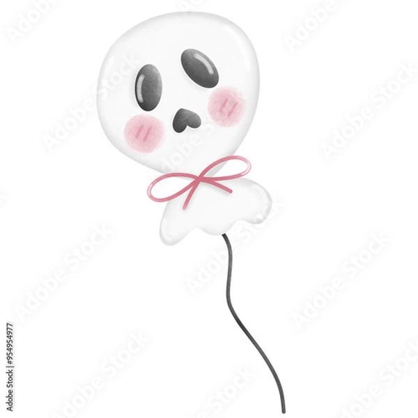 Obraz Cute ghost balloon