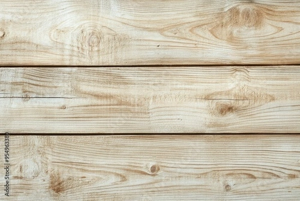 Fototapeta beige wood texture with natural pattern, light wooden background. , ai