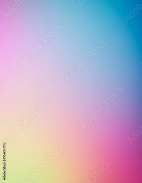 Fototapeta New Colorful Gradient Against Soft, Pastel Background. Rainbow Pastel Gradient Background, Colorful Matte.