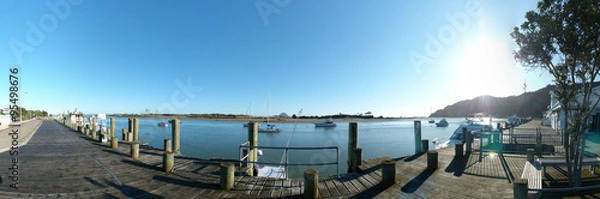 Fototapeta Der Hafen von Whakatane