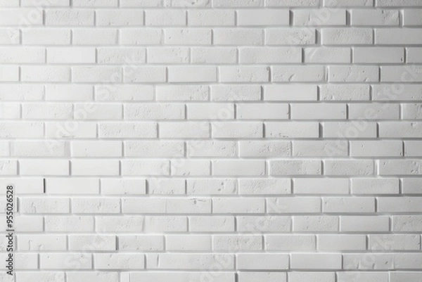 Obraz White Brick Wall Texture Background