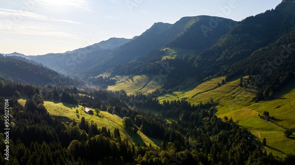 Obraz Hochgrat im Allgäu in Germany in the Alps