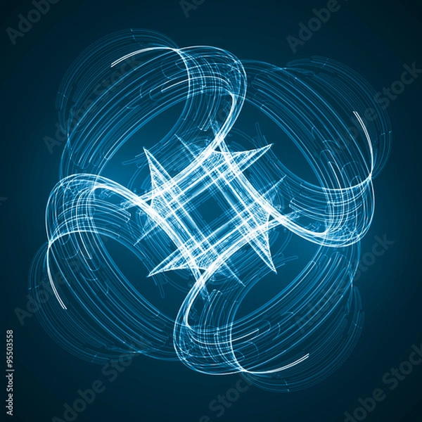 Obraz Abstract technology illustration