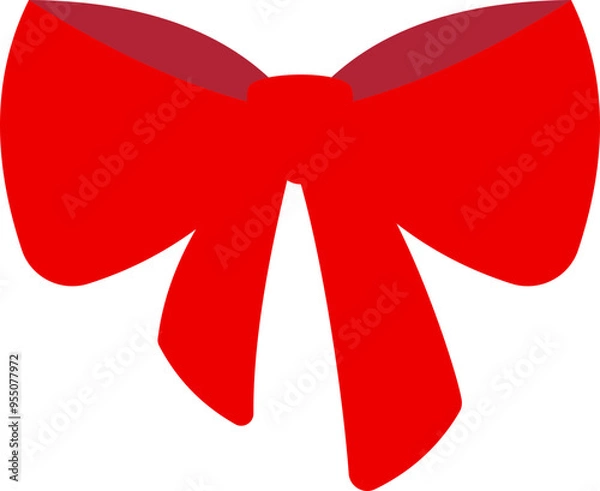 Obraz Red Christmas Ribbon Bow