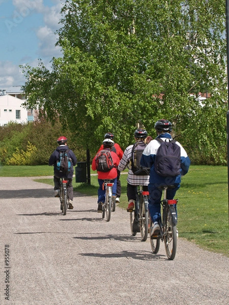 Obraz tourists on a trip