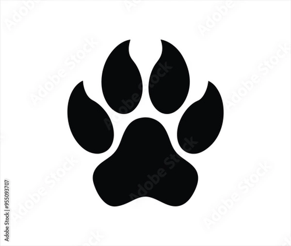 Obraz Dog paw print
