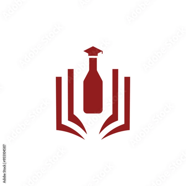 Obraz beer academy simple sleek creative geometric modern logo design