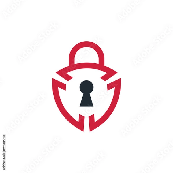 Obraz triple C guard simple sleek creative geometric modern logo design