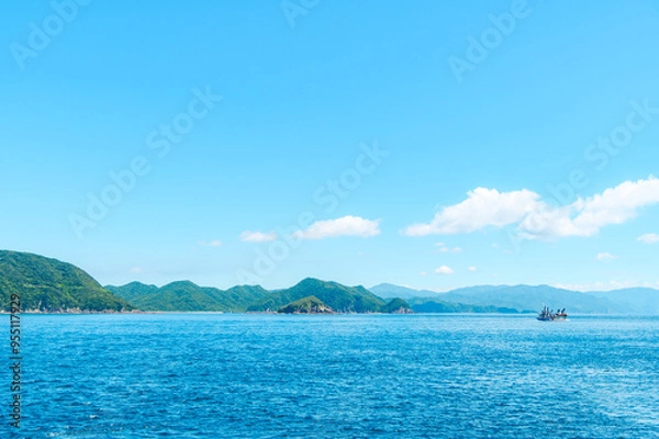 Obraz 船から見える海の絶景