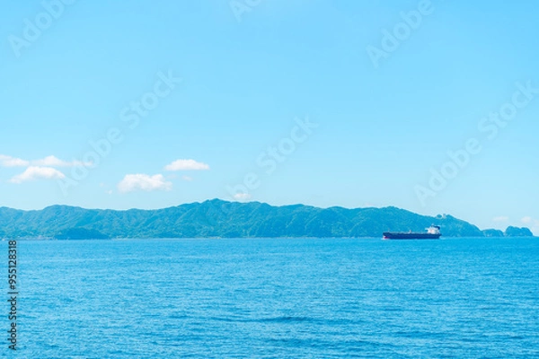 Obraz 船から見える海の絶景