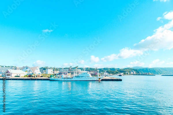 Obraz 船から見える海の絶景