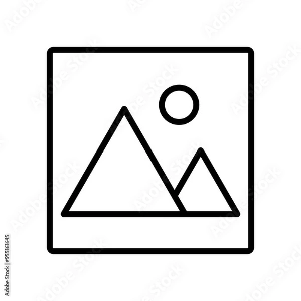 Fototapeta Gallery icon design