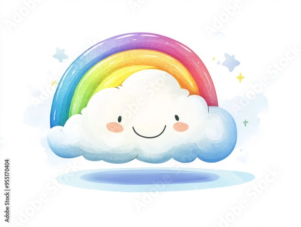 Fototapeta cartoon clouds