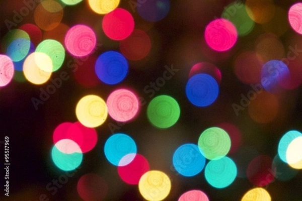 Fototapeta Blurred lights