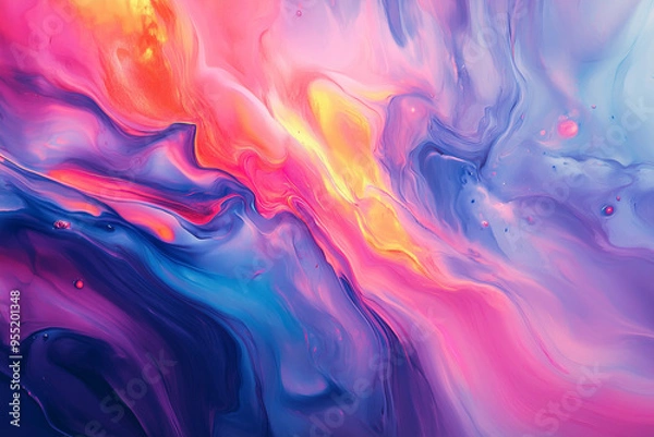 Fototapeta Abstract colorful abstract background with space art work