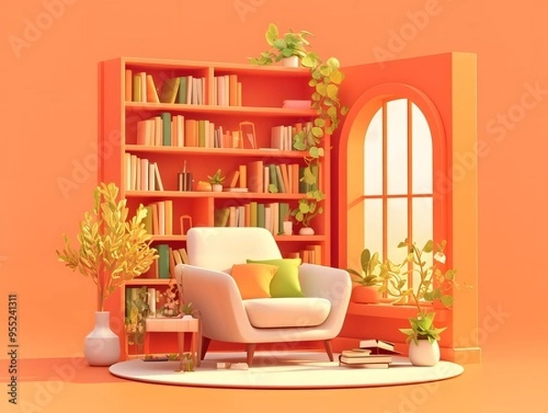 Fototapeta modern living room