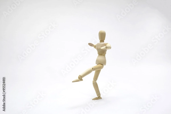 Fototapeta デッサン人形　投球フォーム