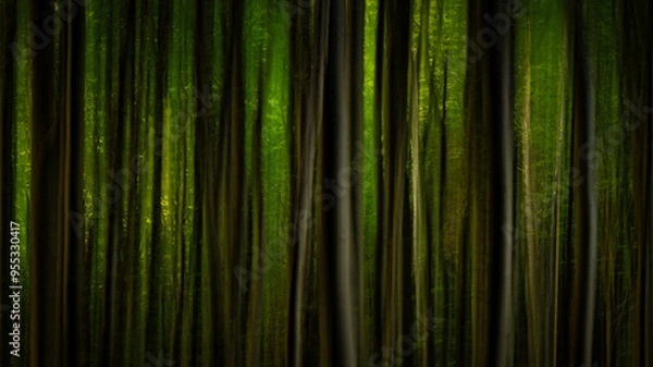 Obraz Abstract Green Forest Background