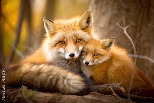 Fototapeta Fox Animal Wild Beauty Freedom Wilderness Enchanting