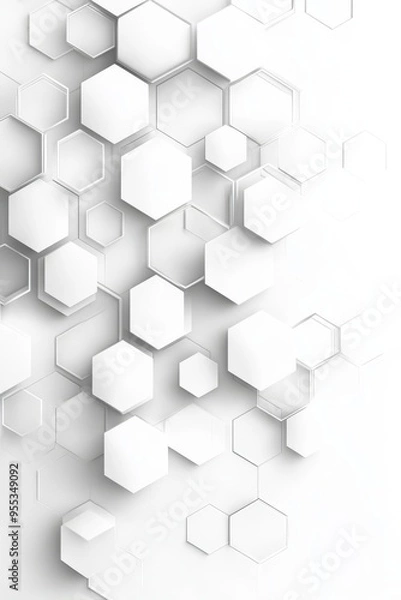 Fototapeta Hexagon concept design abstract Technology background vector EPS,