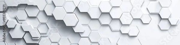 Fototapeta Hexagon concept design abstract Technology background vector EPS,