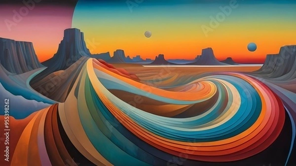 Obraz landscape in the desert