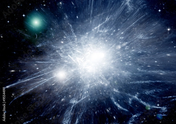 Obraz galaxy in a free space