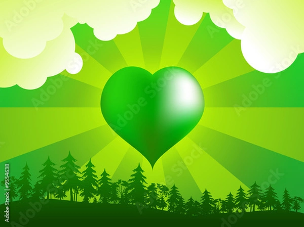 Obraz Green at Heart