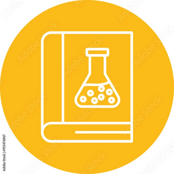Fototapeta Science Book Vector Icon Design