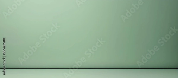 Obraz sage green solid background color gradient background