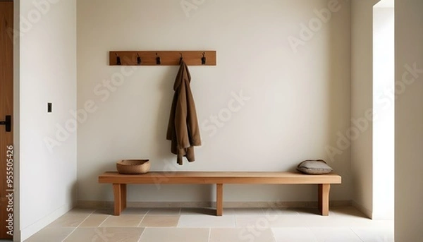 Fototapeta Photo interior modern design room 3d illustration